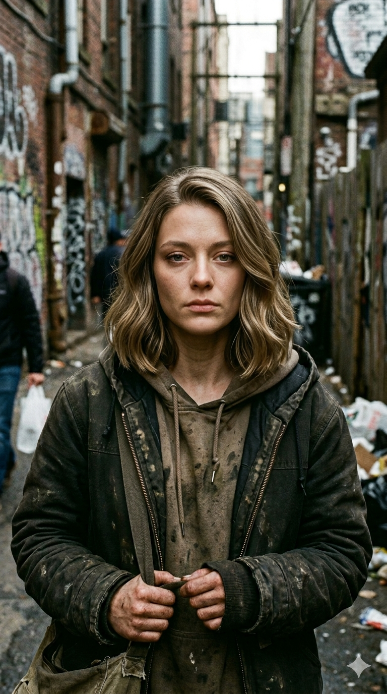 Portrait après coiffure, rendu plus net et propre